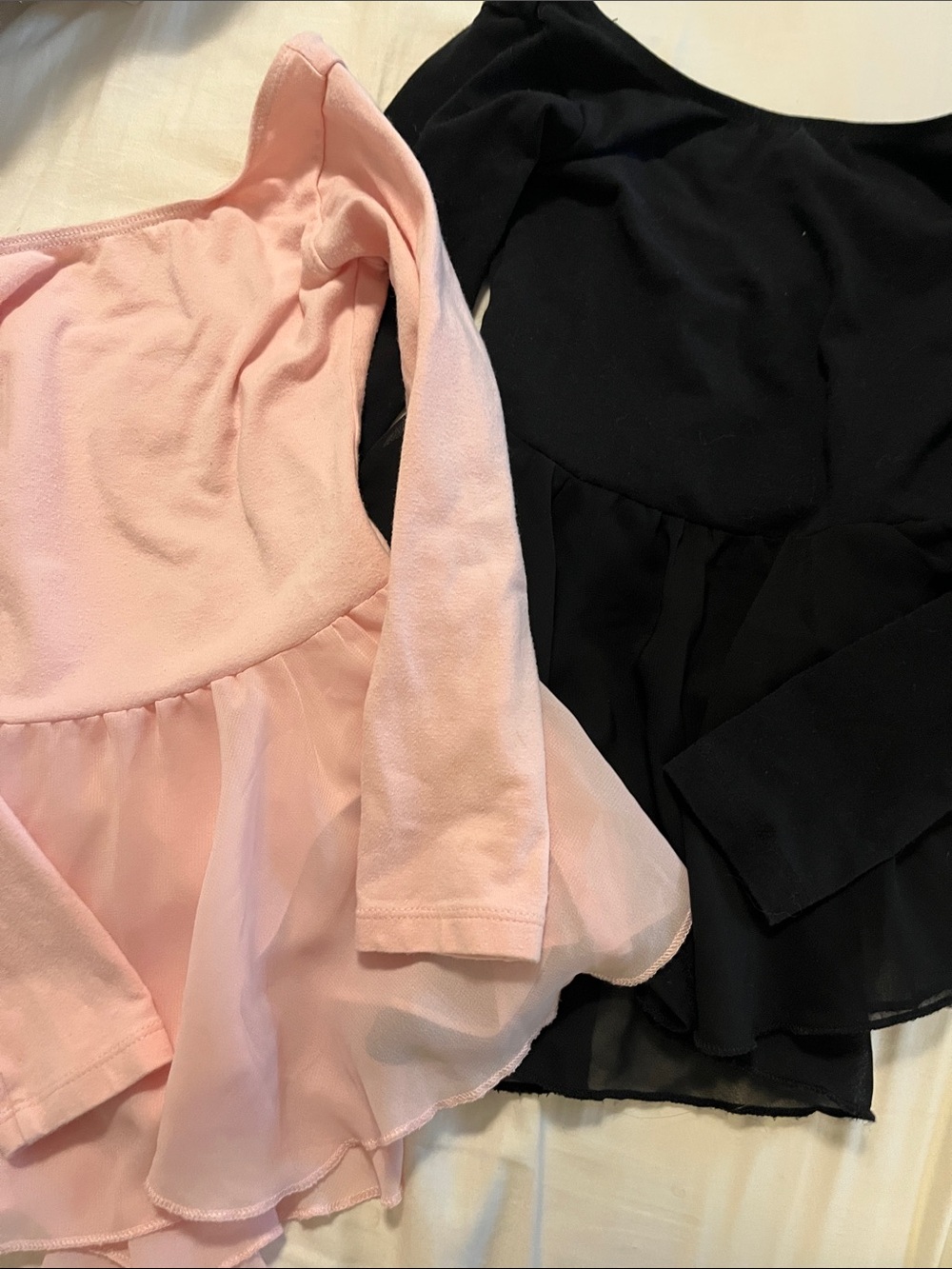 Girls set of Dance leotards size 120 cm or 6-8 Pink & Black
